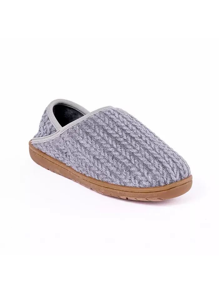 Женские тапочки Packaway из ткани со складным каблуком Minnetonka — изображение 1 из 6, серый