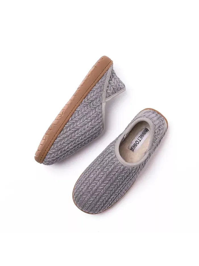 Женские тапочки Packaway из ткани со складным каблуком Minnetonka — изображение 2 из 6, серый