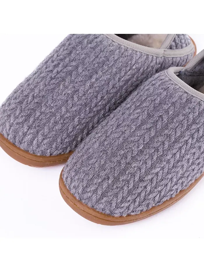 Женские тапочки Packaway из ткани со складным каблуком Minnetonka — изображение 3 из 6, серый