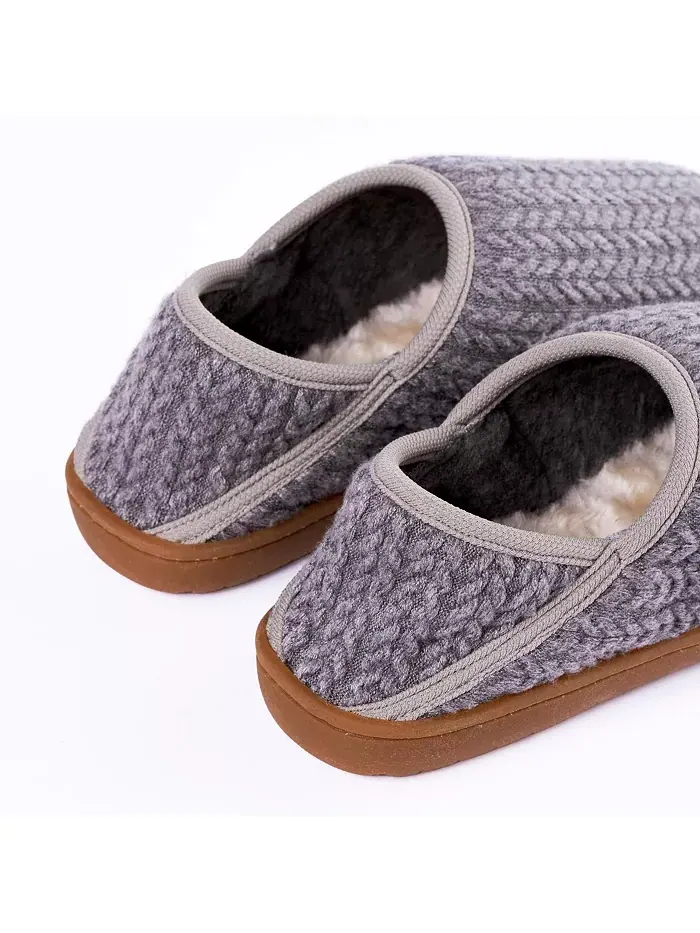 Женские тапочки Packaway из ткани со складным каблуком Minnetonka — изображение 5 из 6, серый