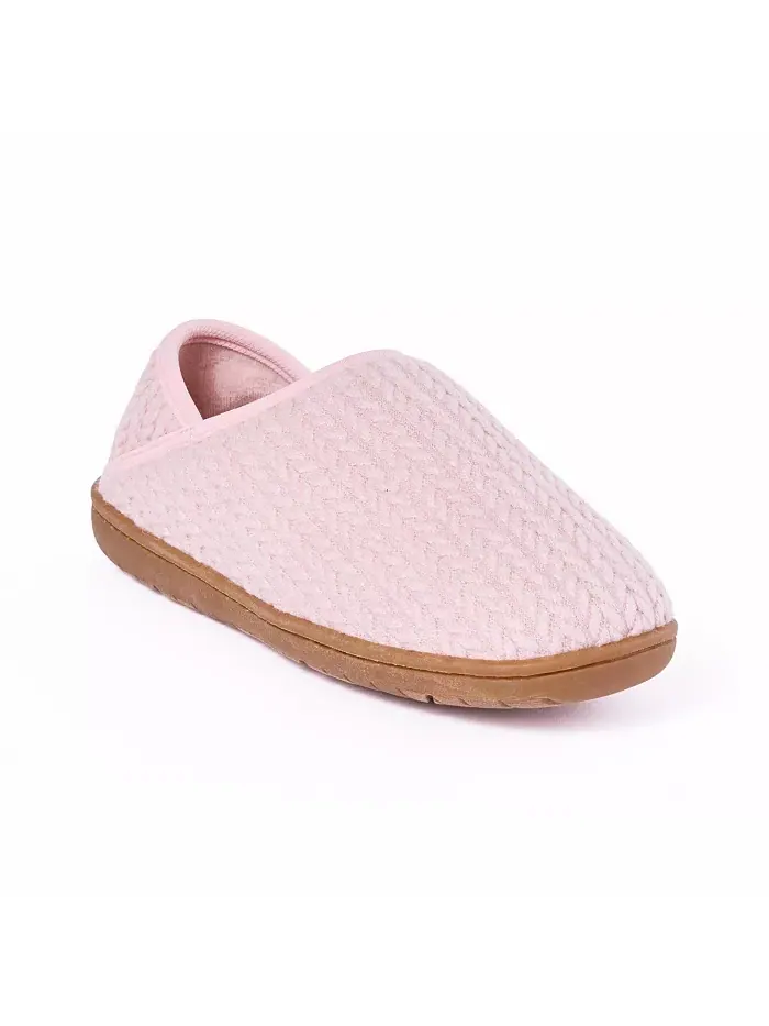 Женские складные тапочки Packaway Fabric с гибкой пяткой Minnetonka — изображение 1 из 6, розовый