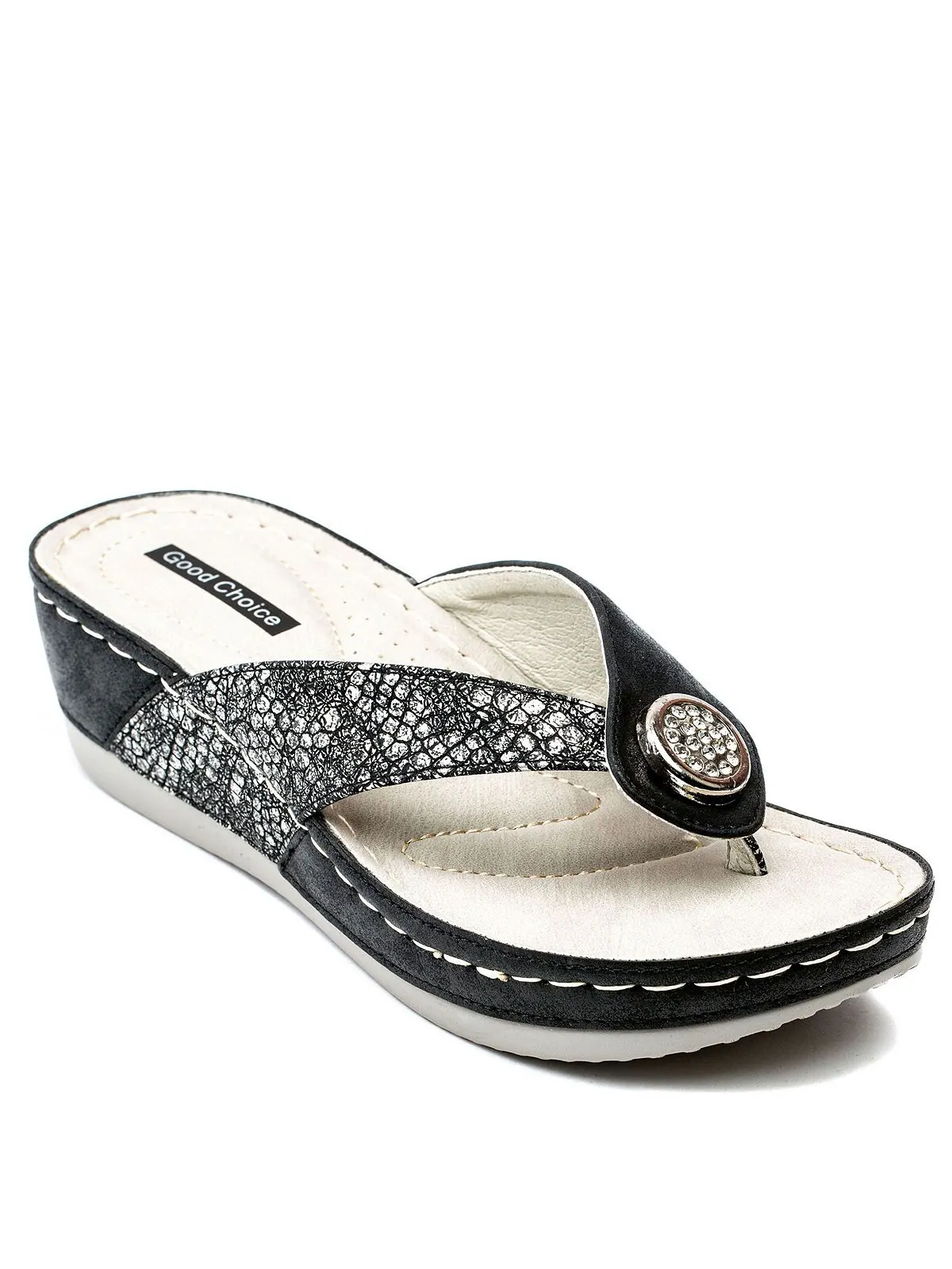 Сандалии Dafni на танкетке GC Shoes — изображение 1 из 3, черный
