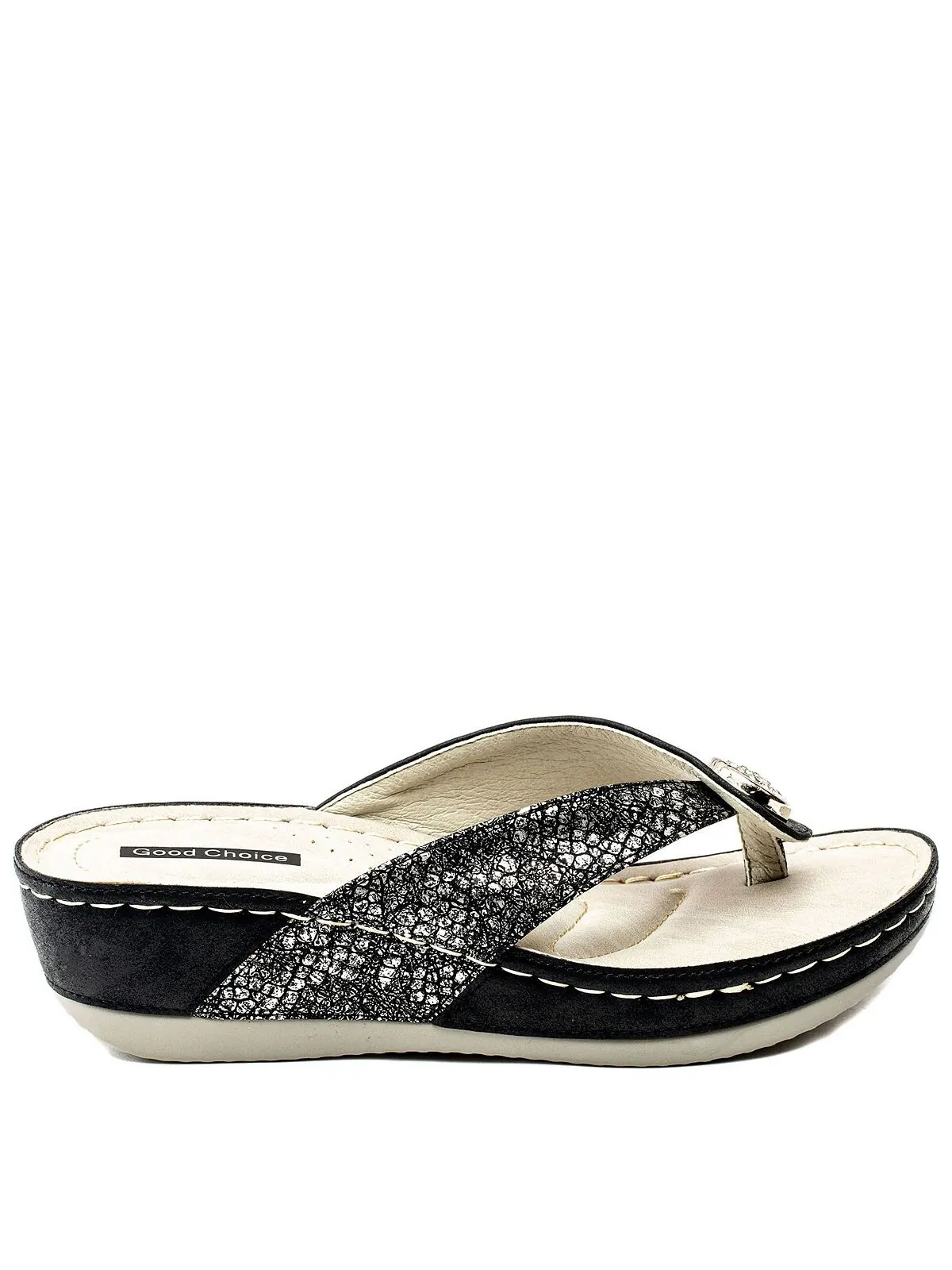 Сандалии Dafni на танкетке GC Shoes — изображение 2 из 3, черный
