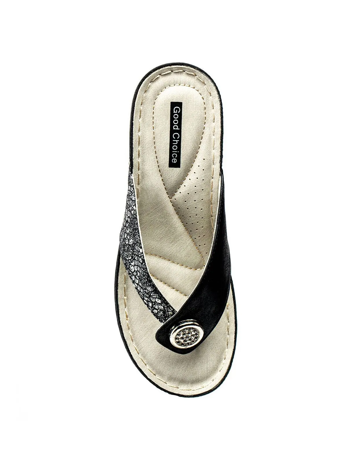 Сандалии Dafni на танкетке GC Shoes — изображение 3 из 3, черный