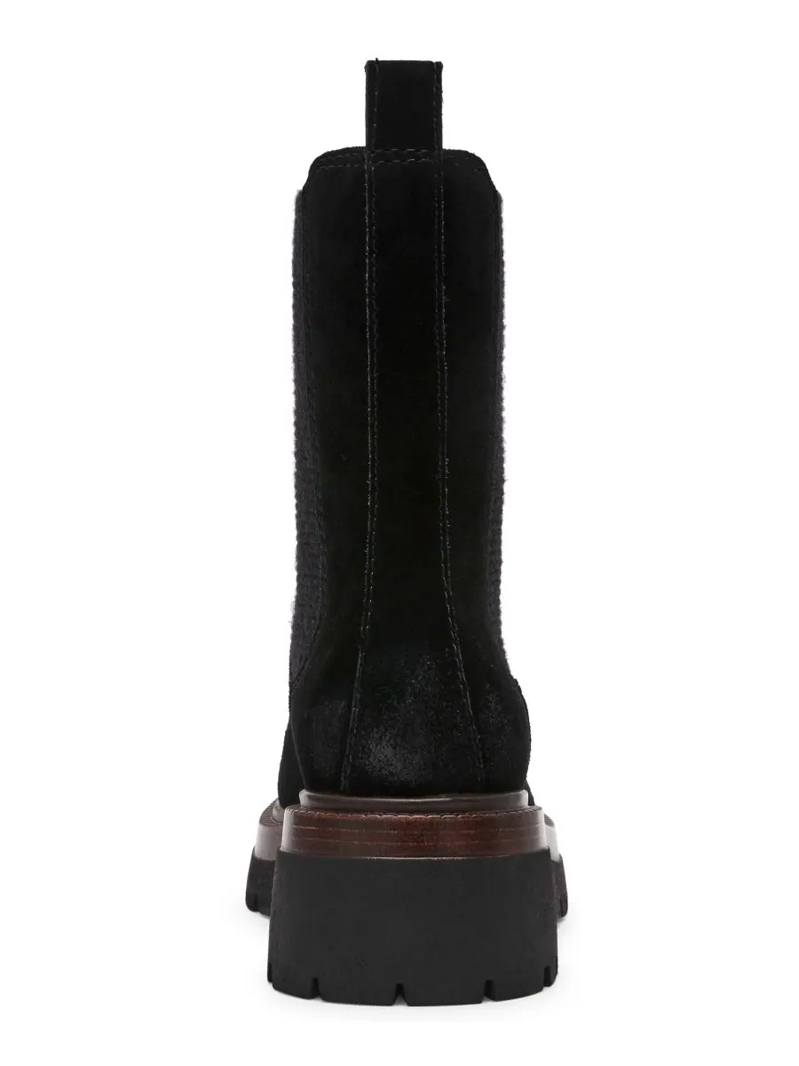 Женские ботильоны Blitzen с рифленой подошвой в стиле челси Steve Madden — изображение 3 из 6, черный