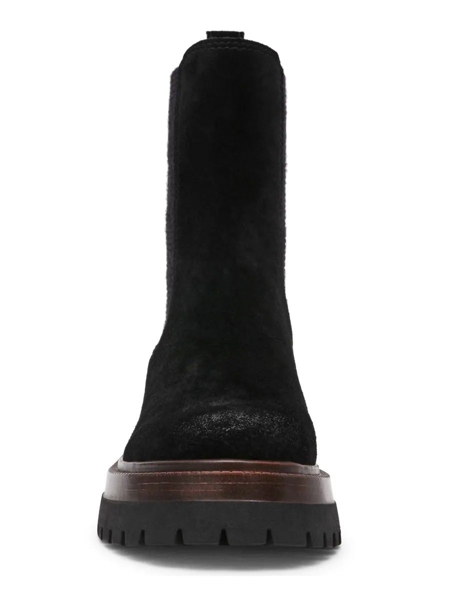 Женские ботильоны Blitzen с рифленой подошвой в стиле челси Steve Madden — изображение 6 из 6, черный