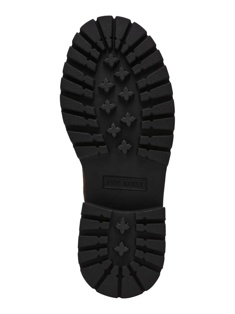 Женские ботильоны Blitzen с рифленой подошвой в стиле челси Steve Madden — изображение 5 из 6, коричневый
