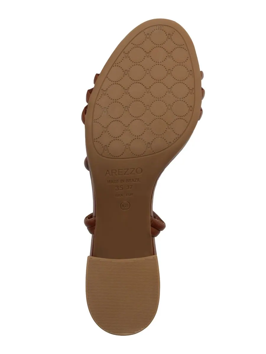 Женские сандалии Camila Mid Block Arezzo — изображение 5 из 5, коричневый