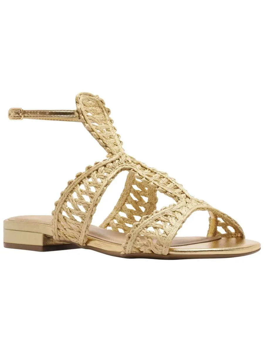 Женские сандалии Ciara на плоской подошве Arezzo, Palha/Luxo — изображение 1 из 6