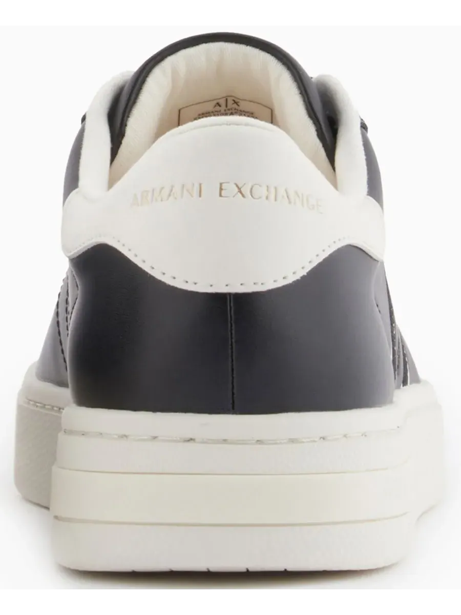 Мужские кроссовки London на шнуровке A|X Armani Exchange — изображение 3 из 5, черный/белый