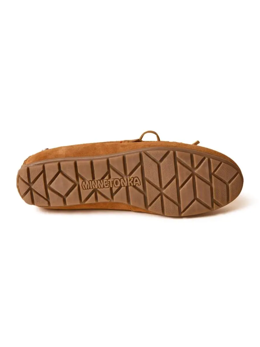 Minnetonka Мужские замшевые лоферы-мокасины — изображение 6 из 6, коричневый