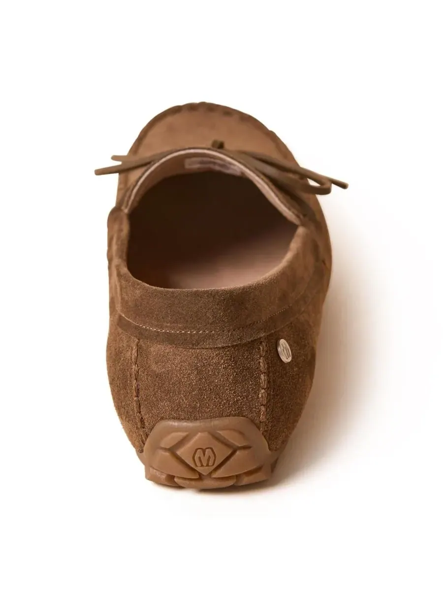 Minnetonka Мужские замшевые лоферы-мокасины — изображение 6 из 7, коричневый