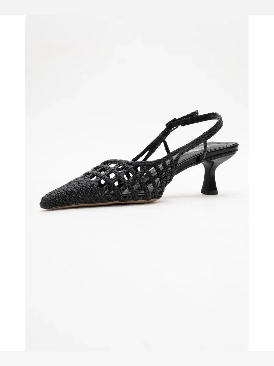 Женские вязаные туфли-лодочки Heaven с острым носком Prologue Shoes — изображение 4 из 6, черный