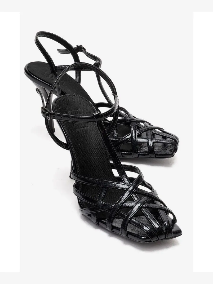 Женские сандалии на шпильке Allos Prologue Shoes — изображение 4 из 6, черный