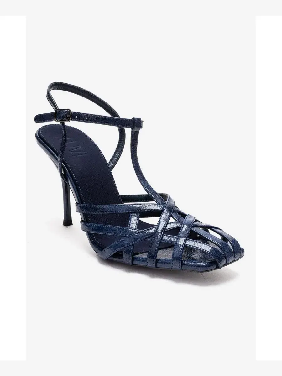Женские сандалии на шпильке Allos Prologue Shoes — изображение 1 из 6, темно-синий