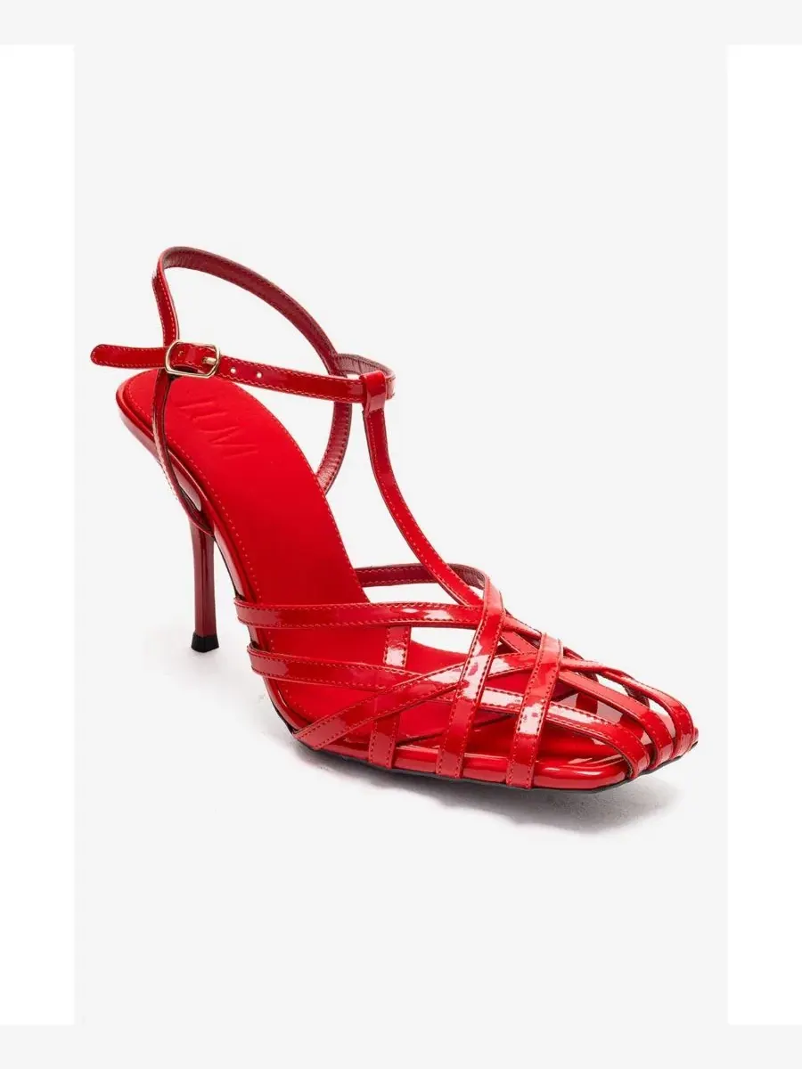 Женские сандалии на шпильке Allos Prologue Shoes — изображение 1 из 5, красный