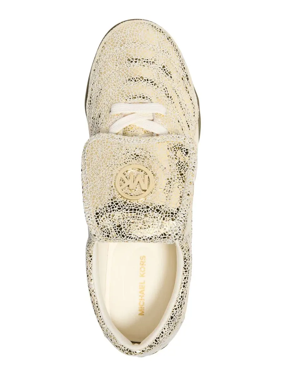 Женские кроссовки Kyler на шнуровке Michael Kors — изображение 3 из 3, бледный золотистый