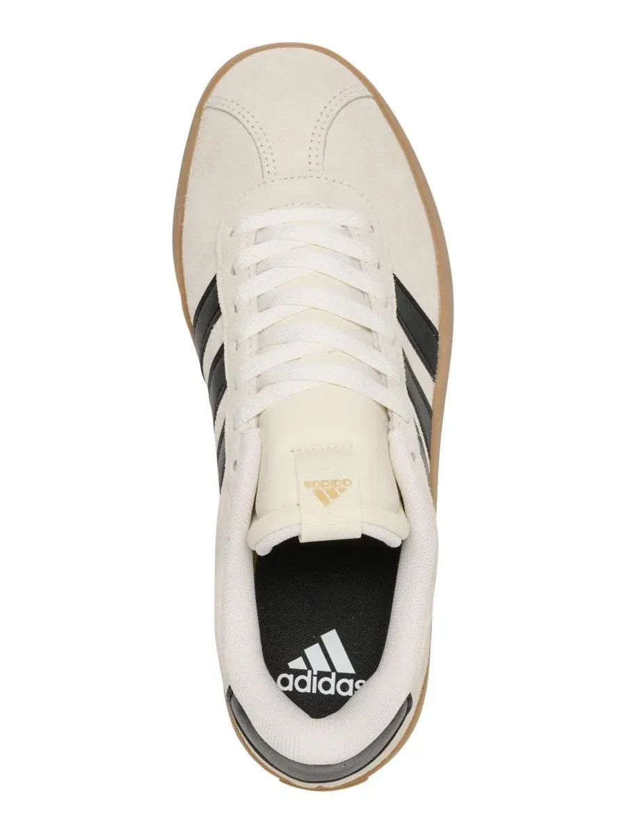 Женские кроссовки VL Court 3.0 от Finish Line Adidas — изображение 5 из 6, черный белый золотистый