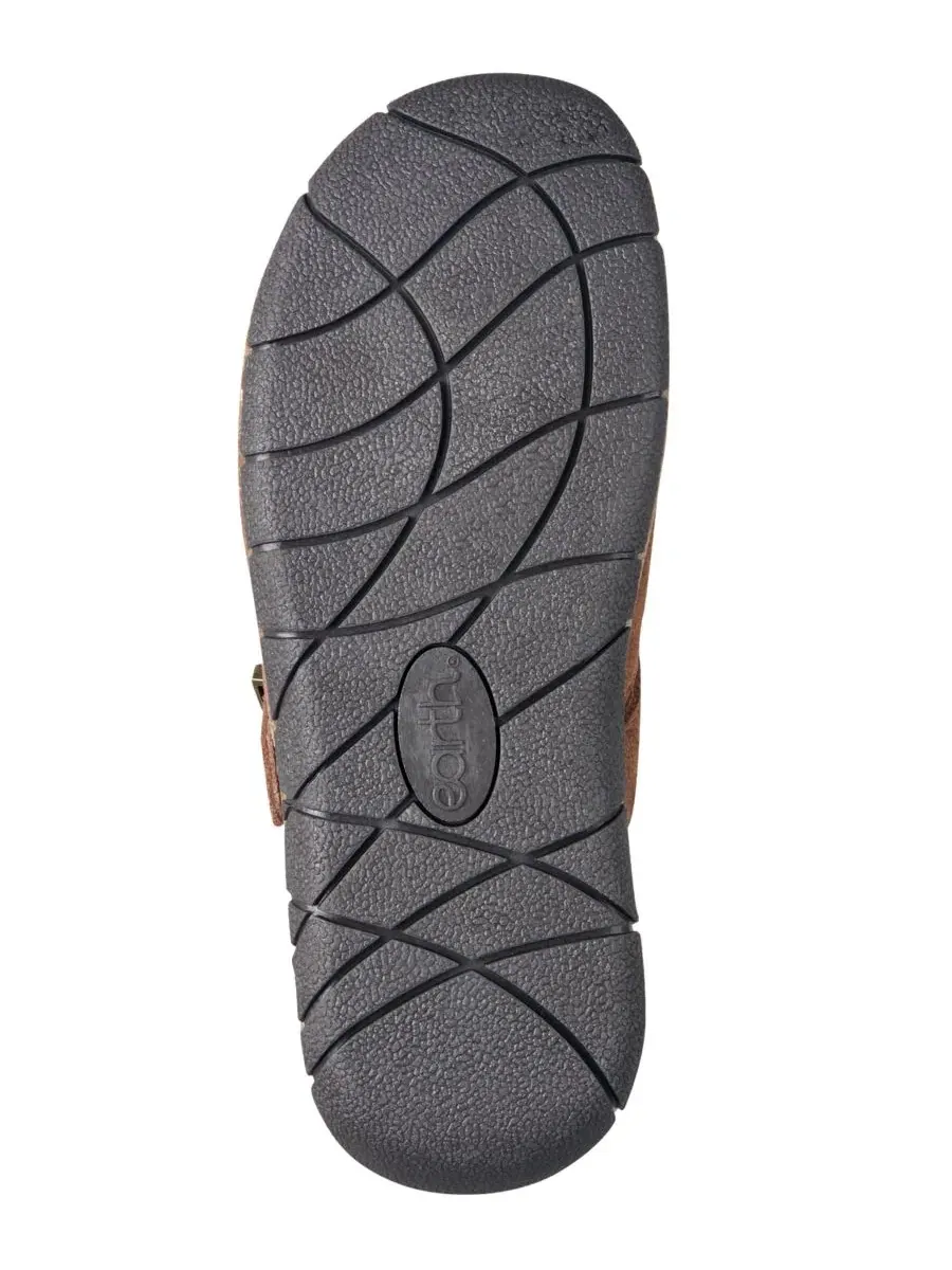 Женские мюли Eileen Woven Suede Footbed Earth — изображение 5 из 5, коричневый