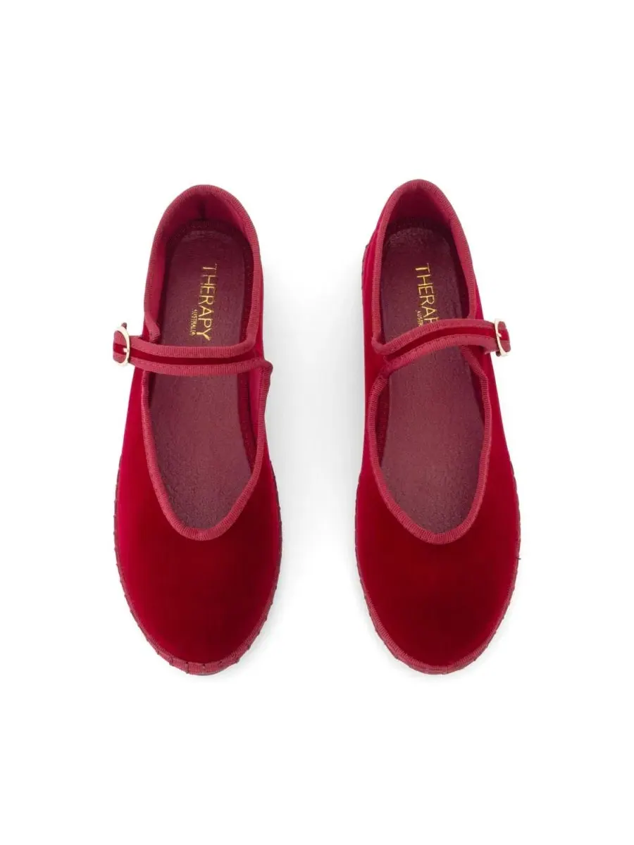 Балетки Mary Jane с круглым носком Alegria Therapy Australia, Port Velvet — изображение 5 из 6