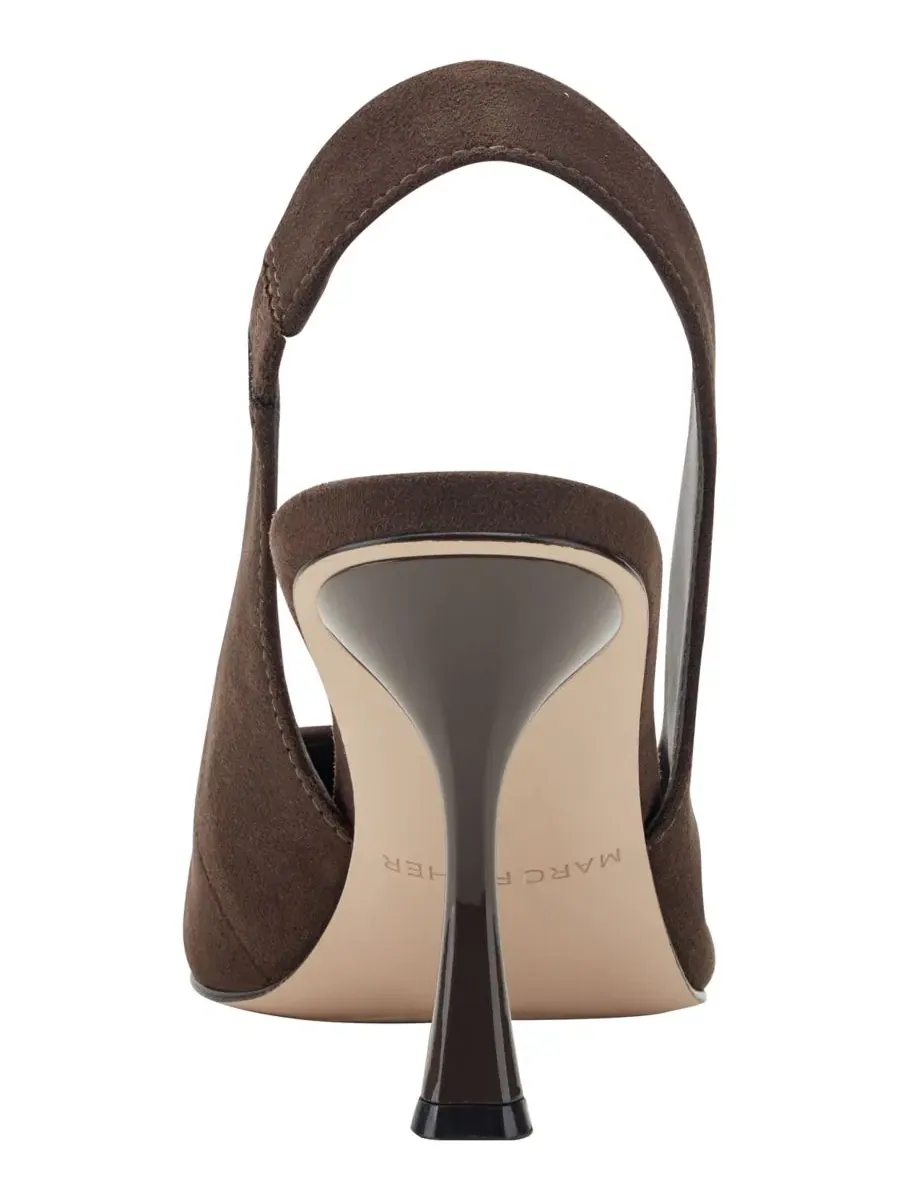 Туфли Saccil Slingback Stiletto Pumps Marc Fisher — изображение 3 из 5, коричневый