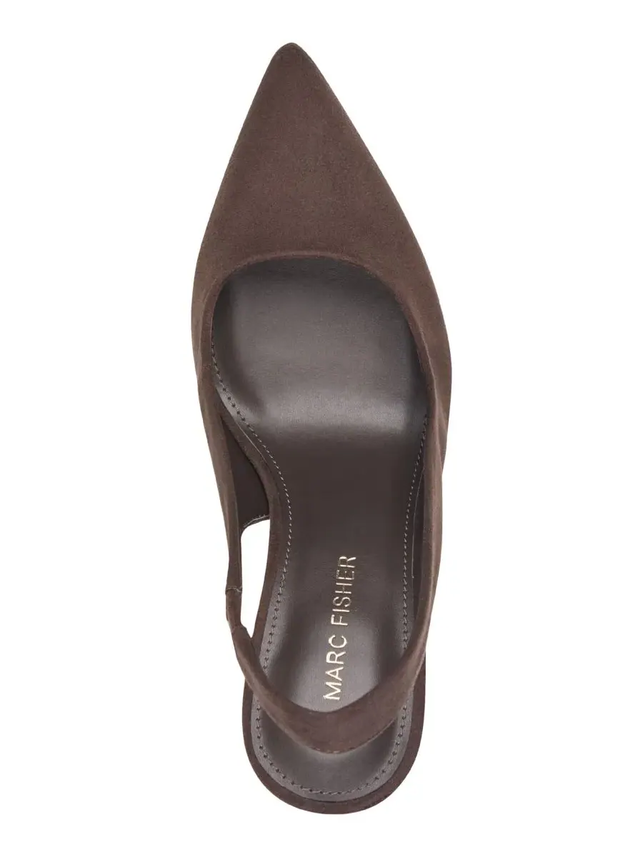 Туфли Saccil Slingback Stiletto Pumps Marc Fisher — изображение 4 из 5, коричневый