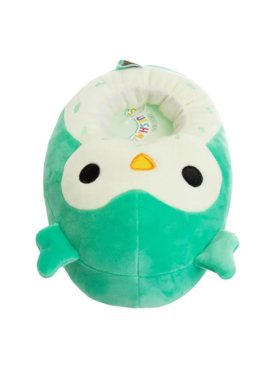 Домашние тапочки Squishmallows Winston the Owl — изображение 4 из 8, зеленый