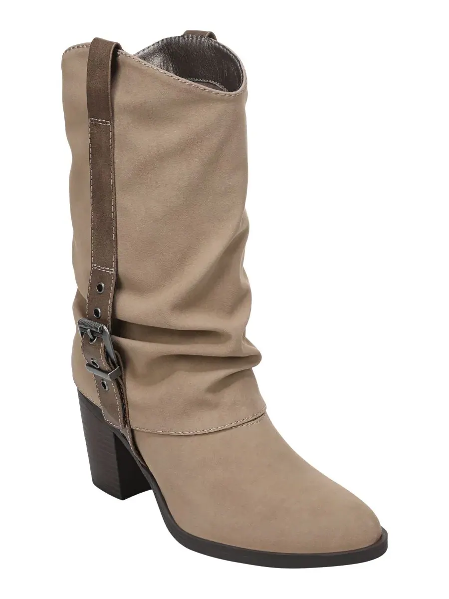 Женские сапоги Carter Western с голенищем до середины икры Blowfish Malibu, Taupe Faux Suede — изображение 1 из 5