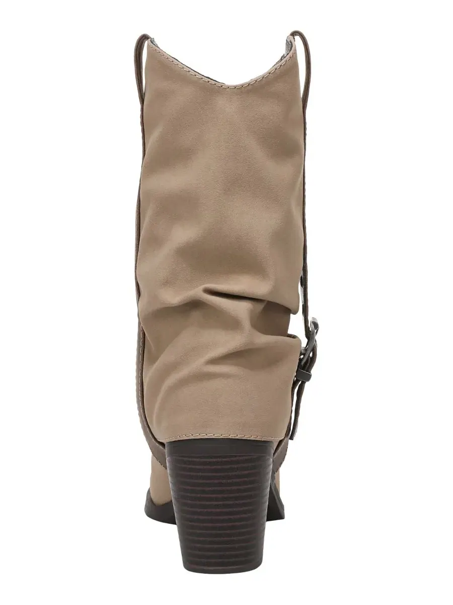 Женские сапоги Carter Western с голенищем до середины икры Blowfish Malibu, Taupe Faux Suede — изображение 3 из 5