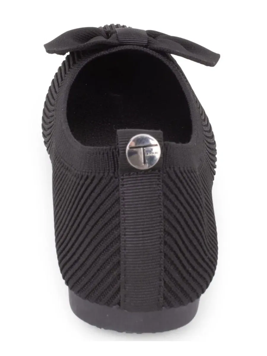 Балетки с острым носком Monaghan Knit Slip-On Flats Tahari — изображение 3 из 6, черный