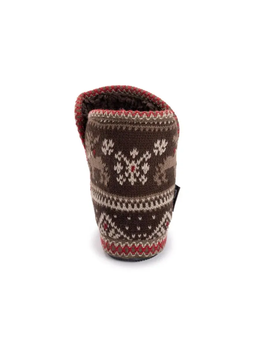 Женские ботинки-слипперы Leigh MUK LUKS — изображение 4 из 9, коричневый