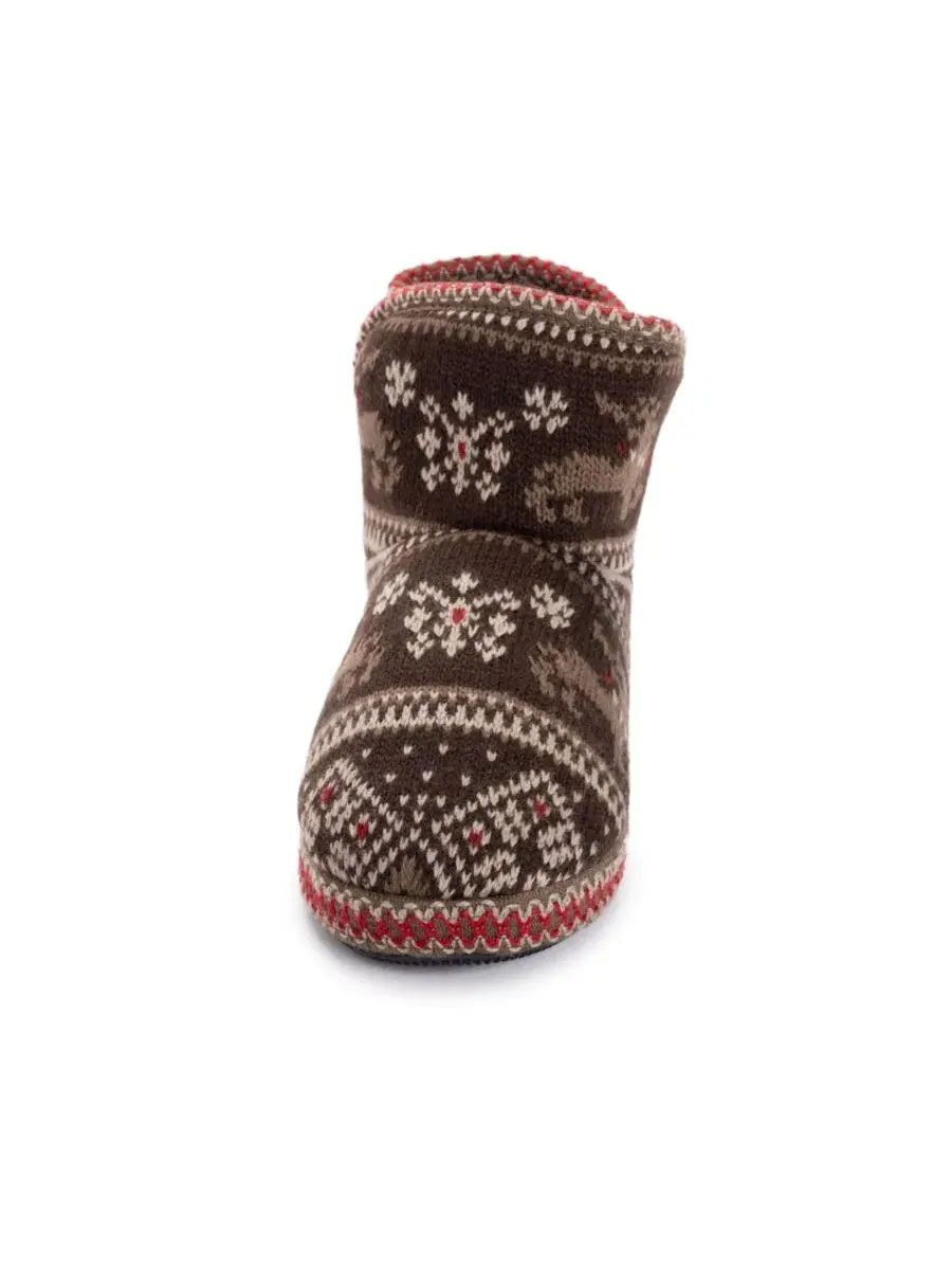 Женские ботинки-слипперы Leigh MUK LUKS — изображение 5 из 9, коричневый