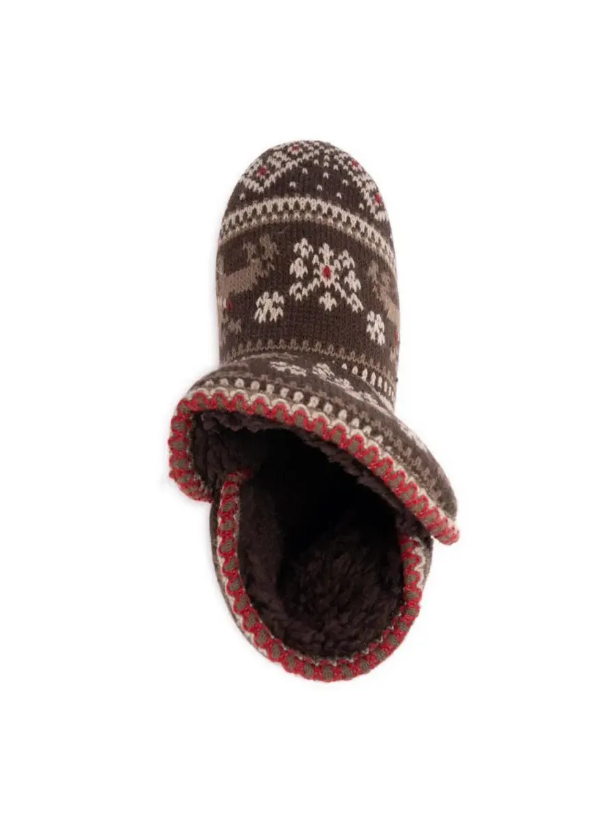 Женские ботинки-слипперы Leigh MUK LUKS — изображение 6 из 9, коричневый