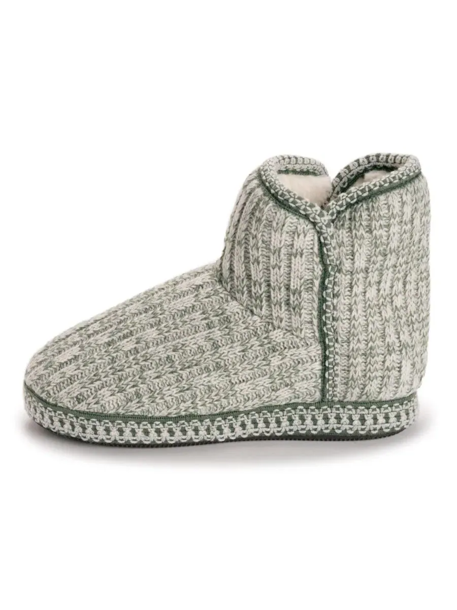 Женские ботинки-слипперы Leigh MUK LUKS — изображение 6 из 9, зеленый