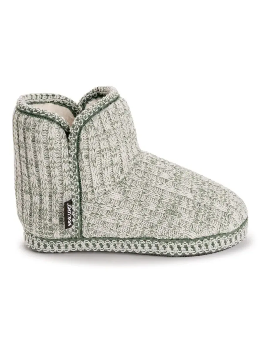 Женские ботинки-слипперы Leigh MUK LUKS — изображение 7 из 9, зеленый