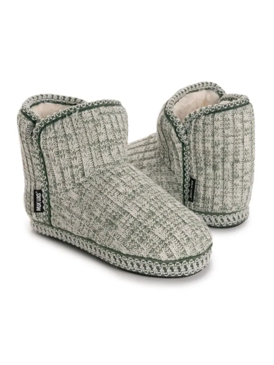 Женские ботинки-слипперы Leigh MUK LUKS — изображение 9 из 9, зеленый