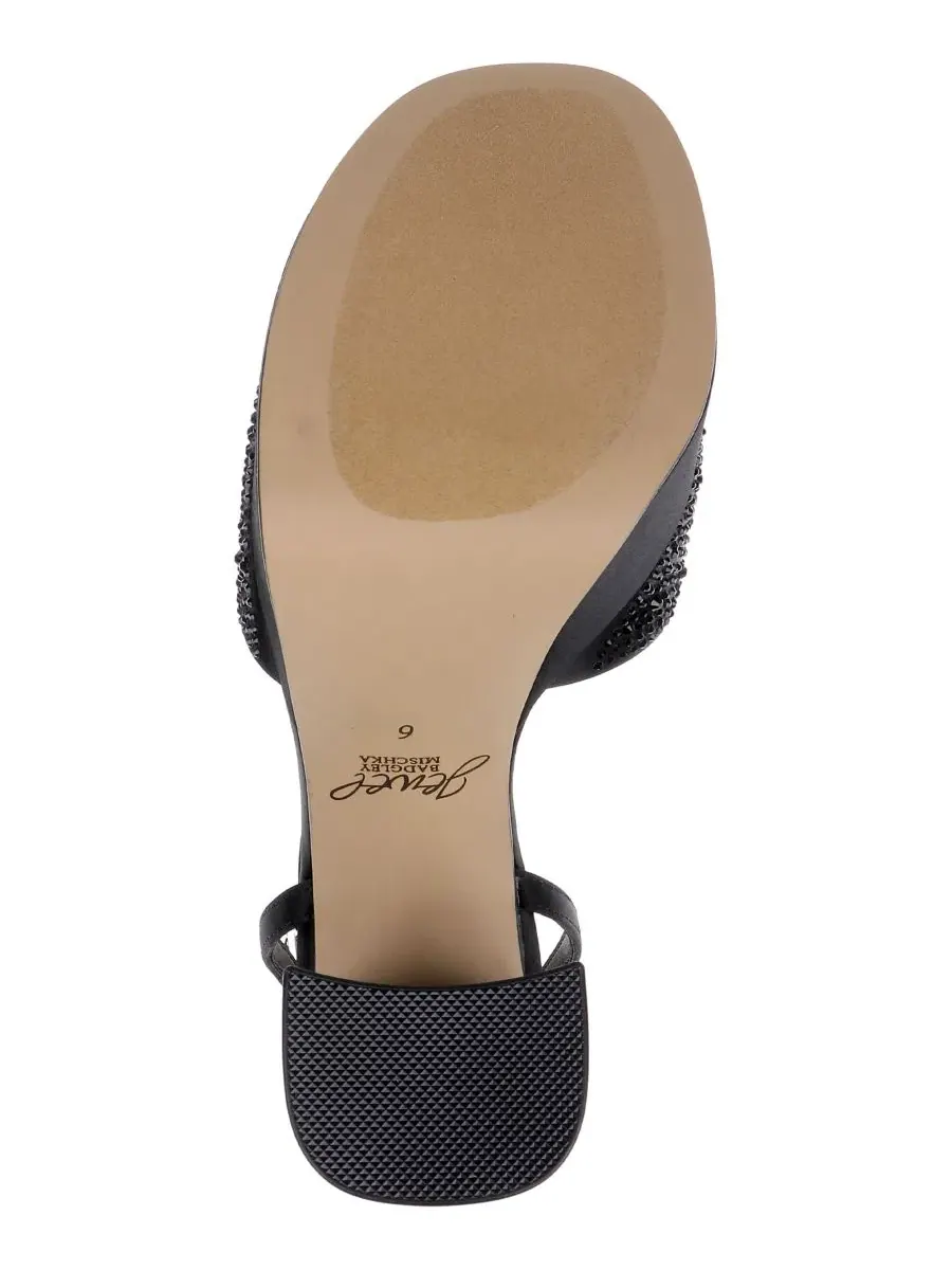 Босоножки на платформе и каблуке Bahari Open Toe Dress Sandals Jewel Badgley Mischka — изображение 5 из 5, черный