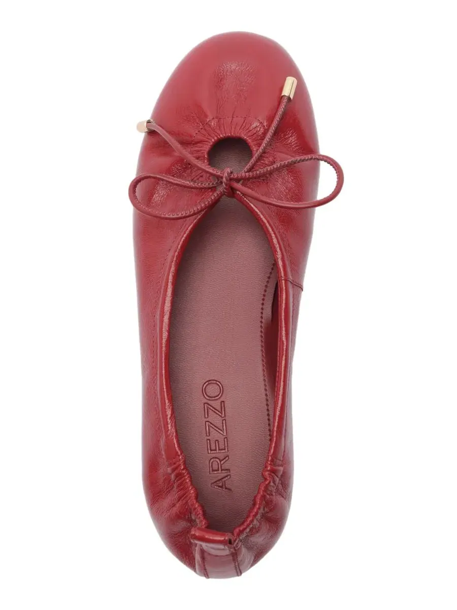 Балетки Shae Ballet Arezzo — изображение 4 из 5, красный