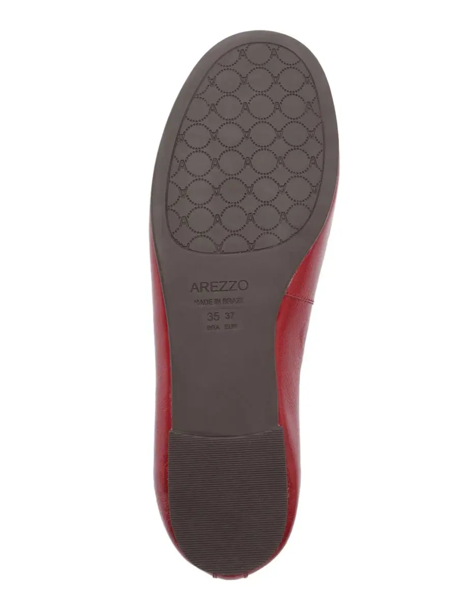 Балетки Shae Ballet Arezzo — изображение 5 из 5, красный