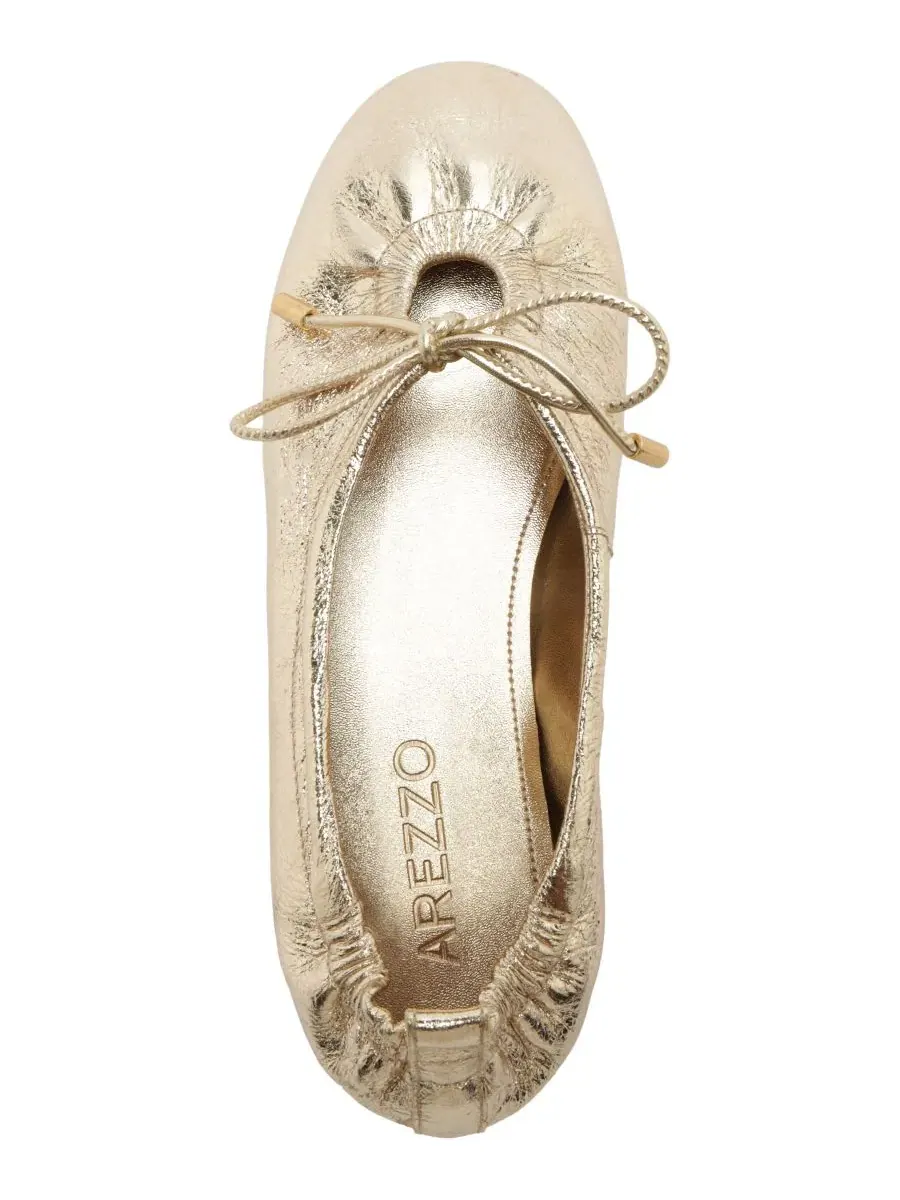 Балетки Shae Ballet Arezzo — изображение 4 из 5, платиновый