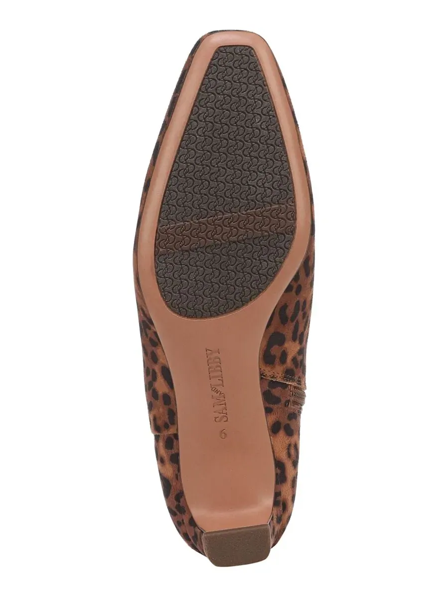 Ботинки для женщин с каблуком-рюмкой и мысом-снип, модель Priya Snip Toe Dress Booties Sam and Libby — изображение 5 из 5