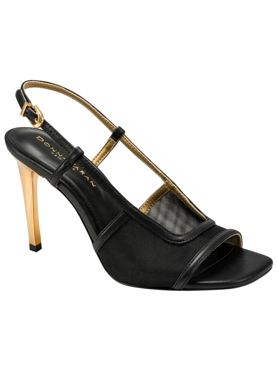 Босоножки Beverly High с высоким каблуком Donna Karan New York — черный