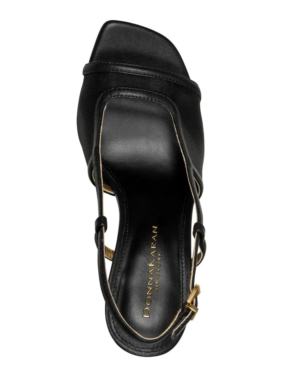 Босоножки Beverly High с высоким каблуком Donna Karan New York — изображение 4 из 5, черный
