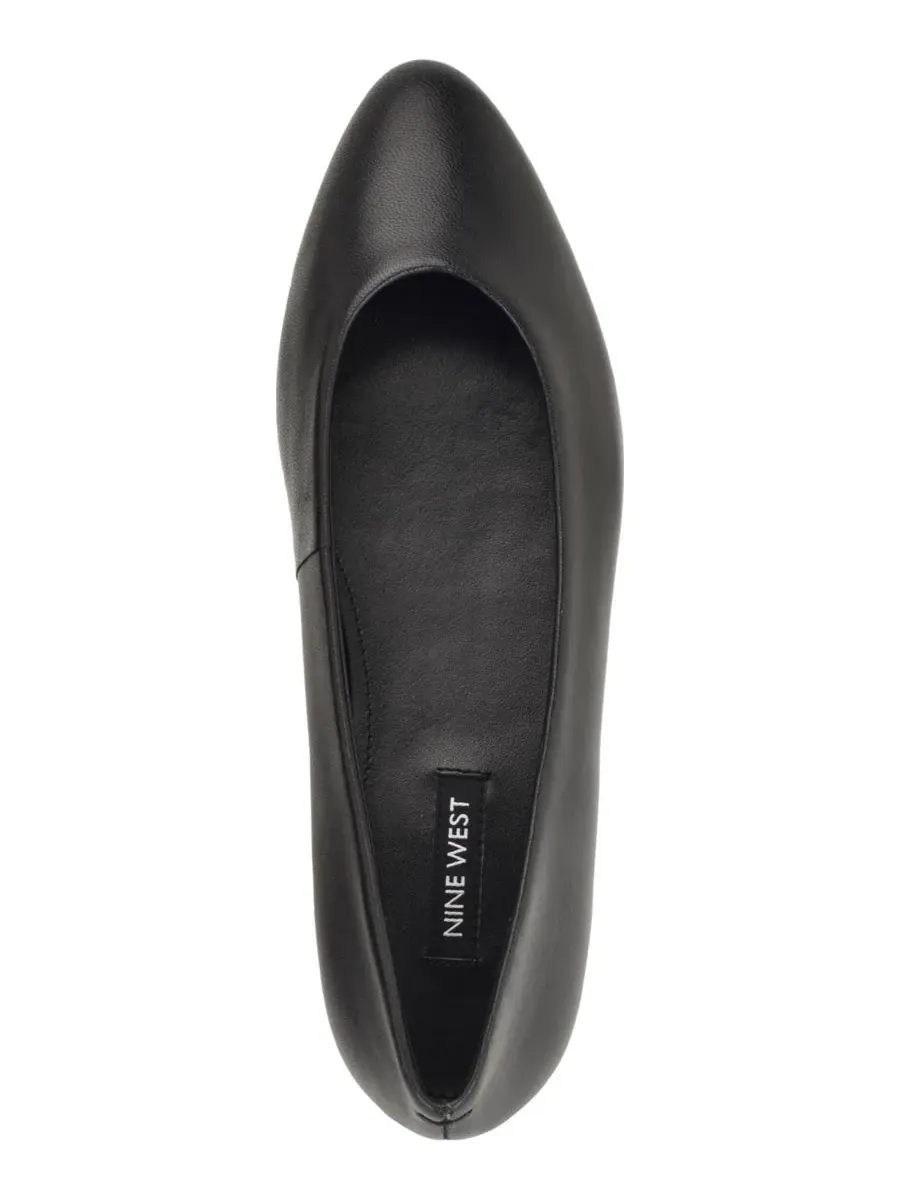 Балетки с мысом-миндаль, slip-on, Valore Nine West — изображение 4 из 5, черный