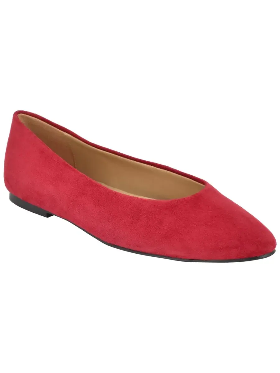 Балетки Valore Slip-On Red Suede Nine West — изображение 1 из 5, красный