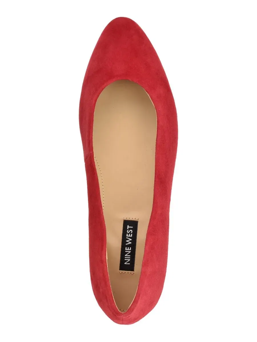 Балетки Valore Slip-On Red Suede Nine West — изображение 4 из 5, красный