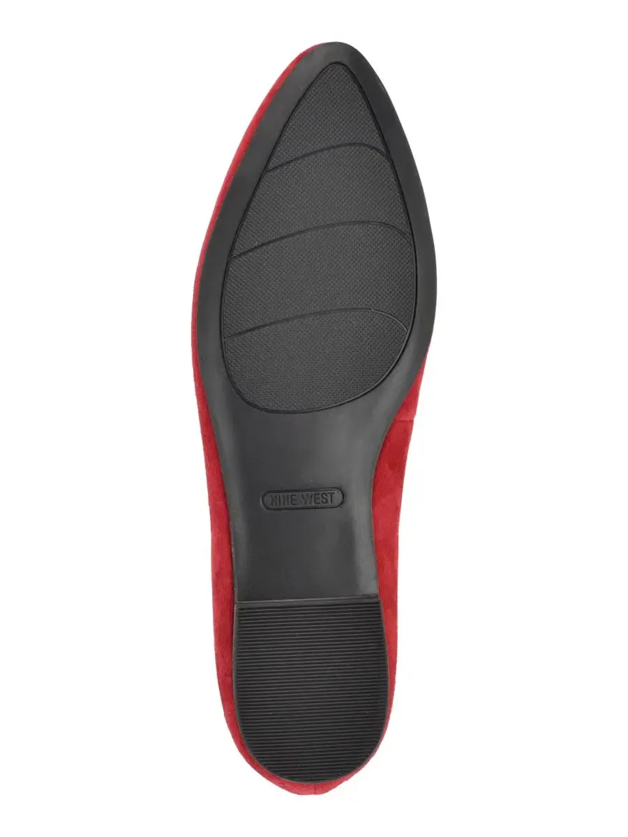 Балетки Valore Slip-On Red Suede Nine West — изображение 5 из 5, красный
