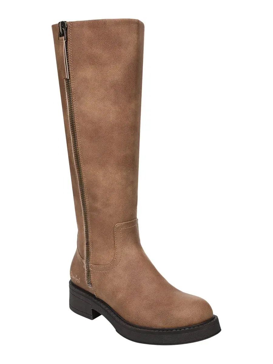 Женские сапоги до колена с молнией Venice Zip Tall Boots Blowfish Malibu — изображение 1 из 5, бежевый