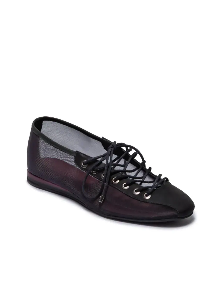Женские балетки-сникерсы Billie Bernardo Footwear — изображение 1 из 5, черный