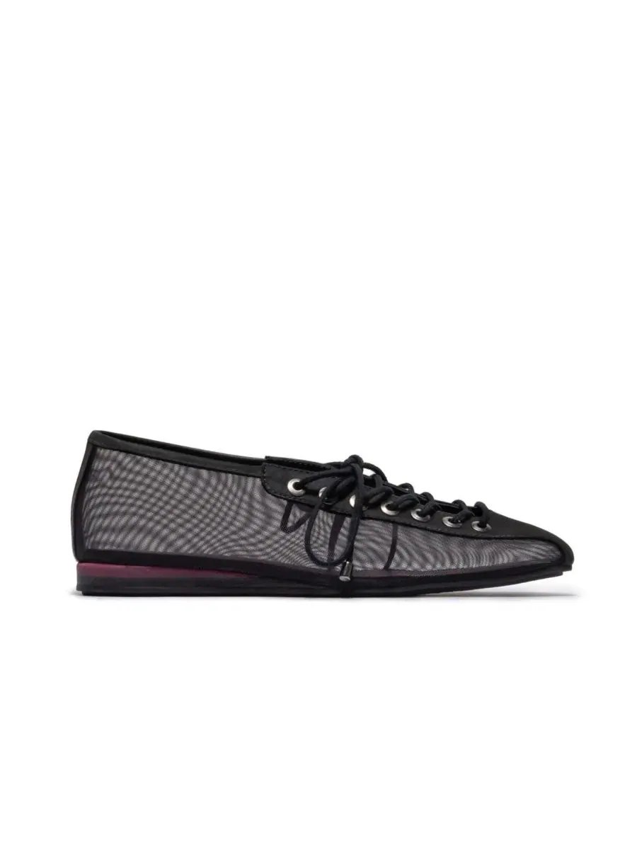 Женские балетки-сникерсы Billie Bernardo Footwear — изображение 2 из 5, черный
